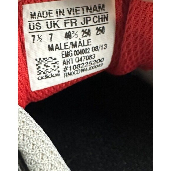 Adidas Mens 7.5 Tech Response 4.0 Spiked Golf Shoes Gray White Q47083 - Picture 12 of 12